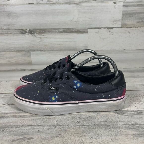Vans Era 59 Cosmic Black Red Galaxy Space Skate Shoes M8/W9.5 Lace Up - Picture 2 of 8